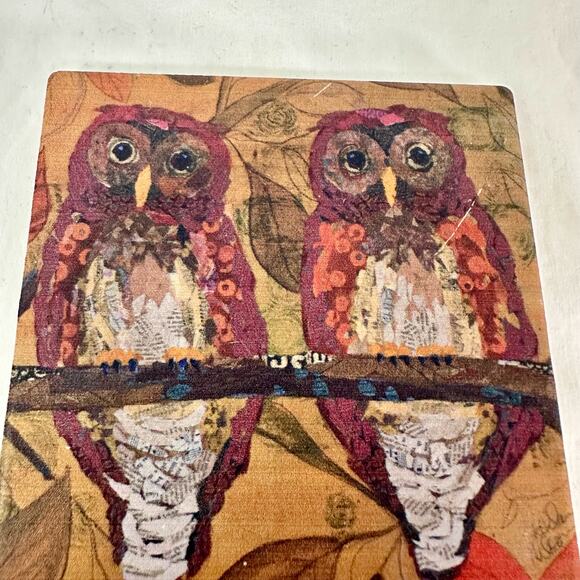 Thirstystone Set of 3 Hoo Hoo Owl Bird Coasters by Elizabeth St. Hilaire Nelson - Picture 2 of 7